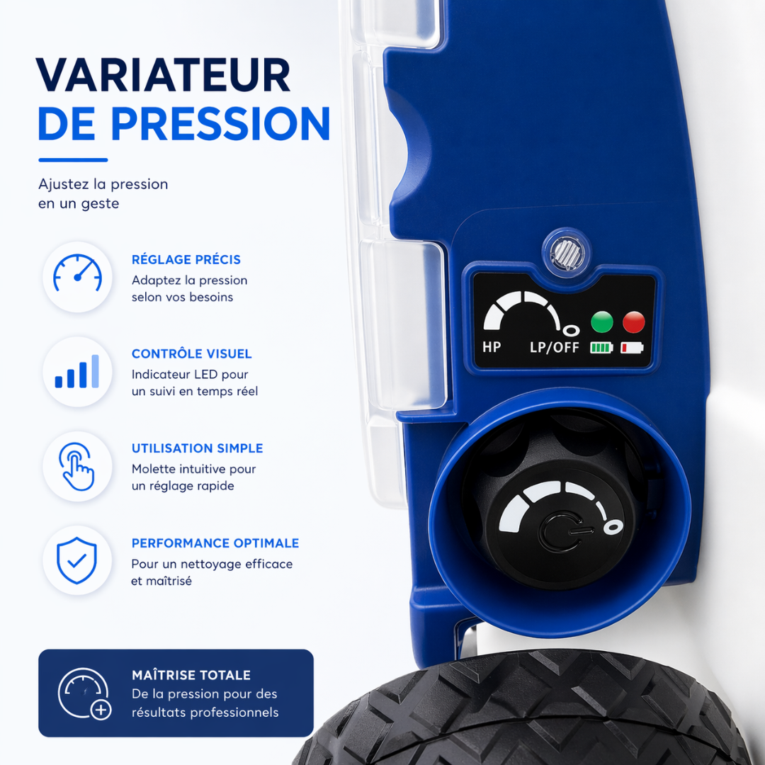 Pulvérisateur électrique Outiwax 30 L, toiture et façade, longue portée 10 à 13 m , 2 batteries incluses et 3 buses, jet puissant - 4