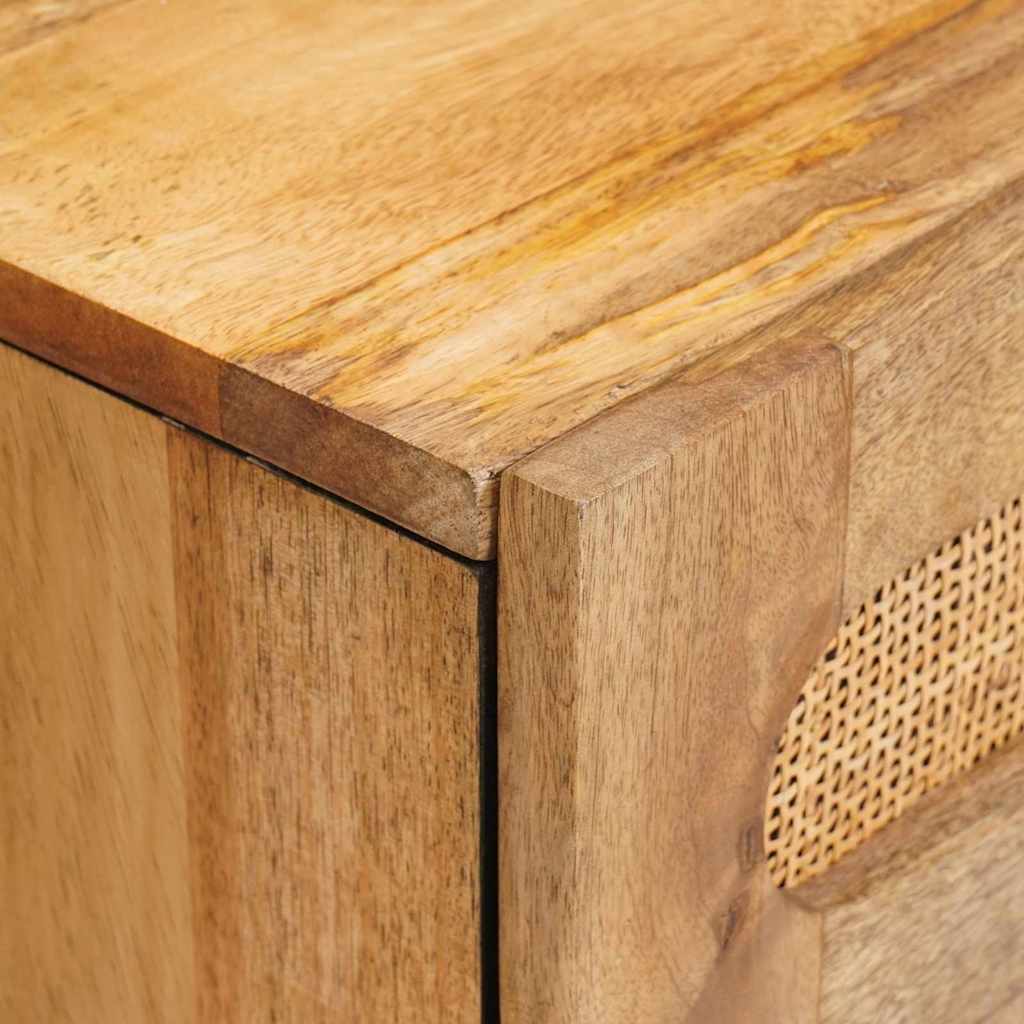 Cabinet de chevet Naturel 50 x 33 x 60 cm Bois de mangue massif vidaXL - 6