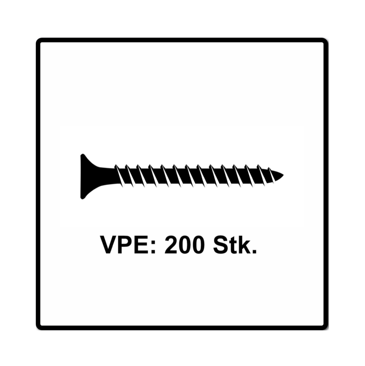 Vis bois FPF II CTF Filetage Total, tête fraisée - 4