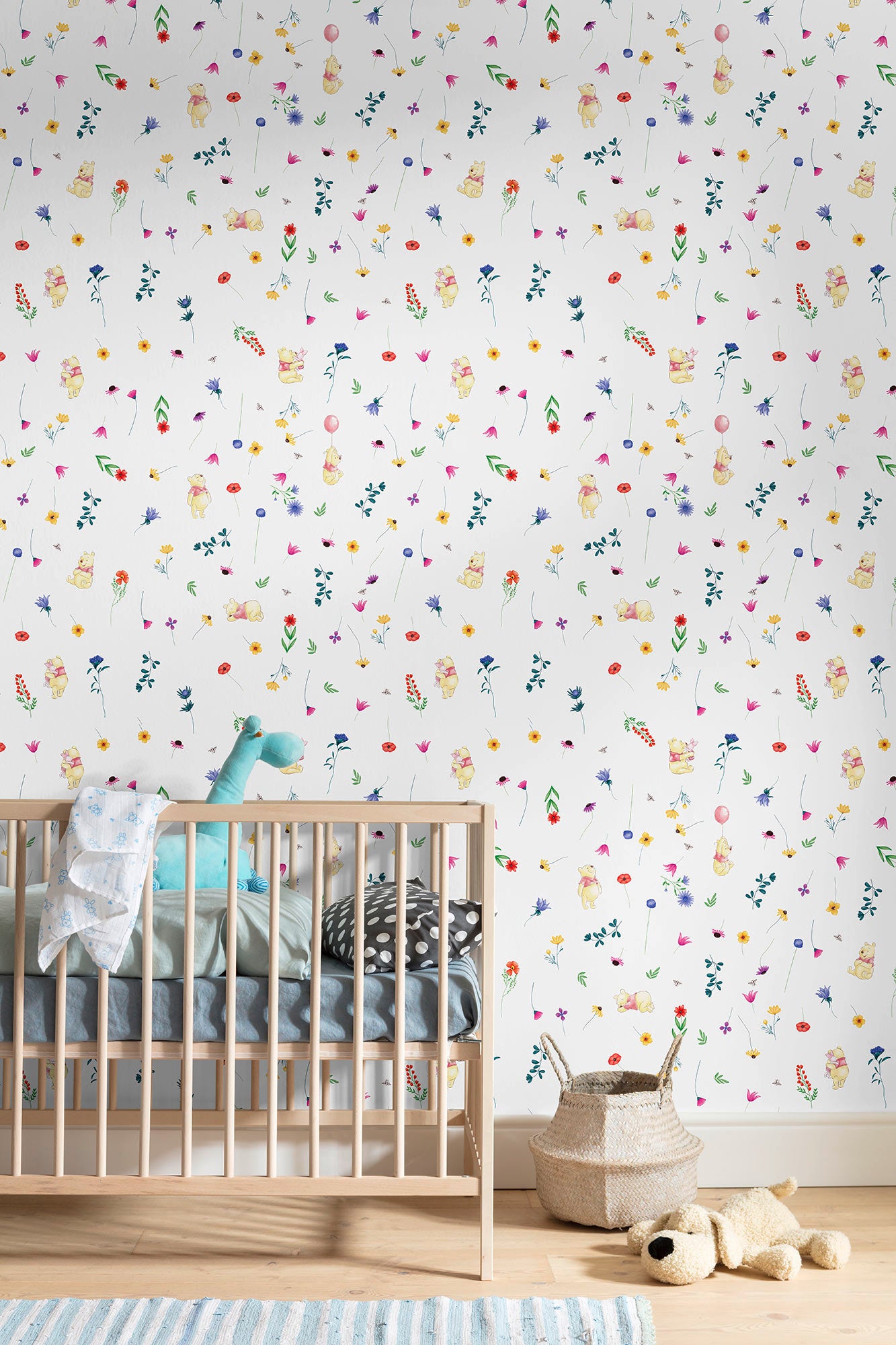 Papel pintado de komar - disney winnie the pooh summer - rodillo: 53 x 1005 cm
