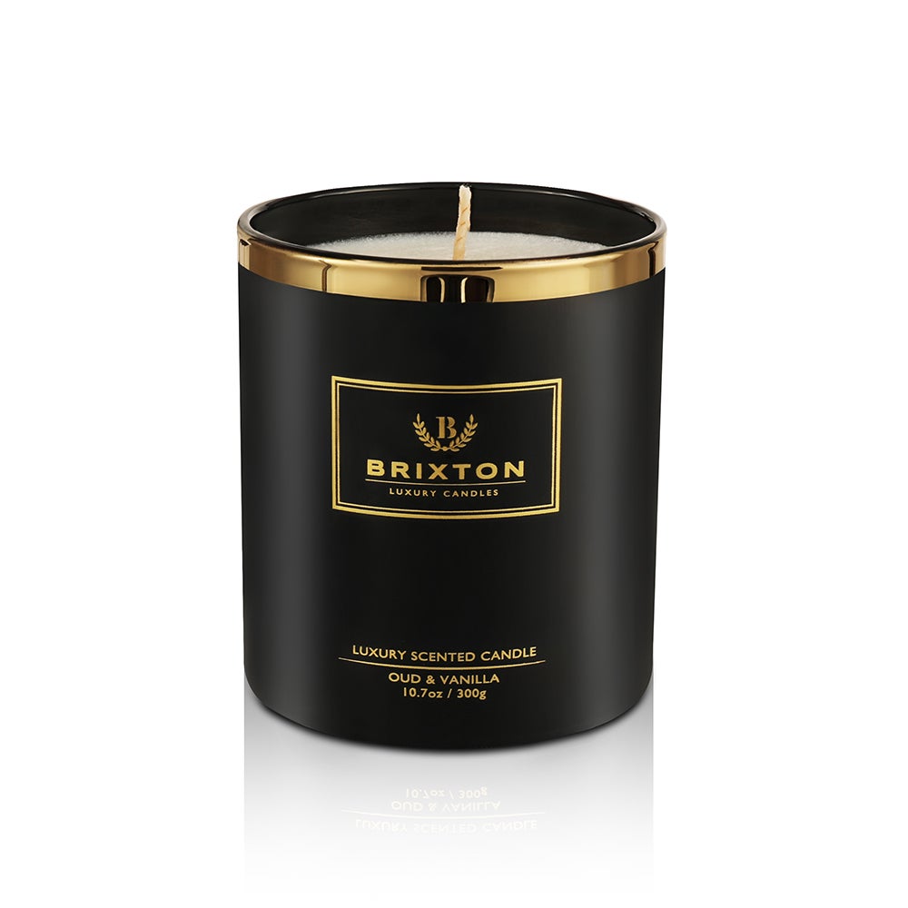 Świeca zapachowa BRIXTON 300g Oud &amp; Vanilla