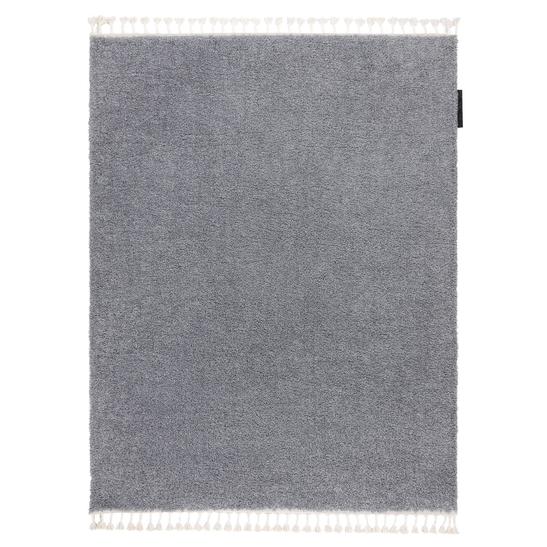 Tapis BERBER 9000 gris clair Franges berbère marocain shaggy 180x270 cm - 3