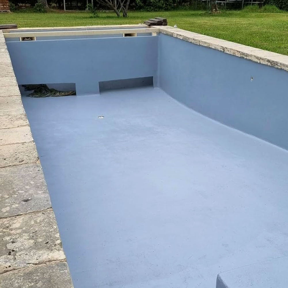 Peinture Polyuréthane pour Piscines (4+1kg) - (Nuancier RAL) - Peinture bi-composant, crée une couche imperméable dans la piscine, évite les fuites - 8