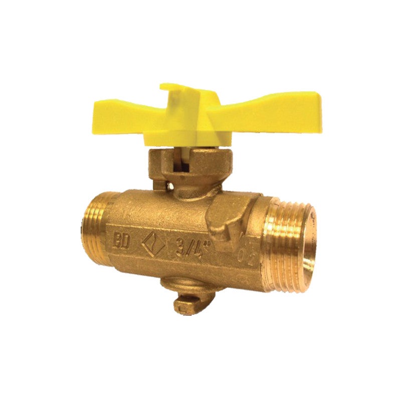 Robinet d'arrêt gaz Banides 29014025 1-1/4 5 bar poignée jaune - 2