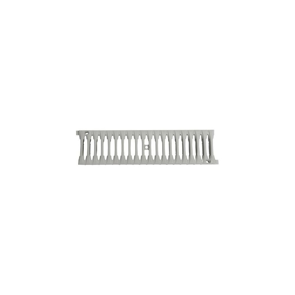 NICOLL Grille pour caniveaux CONNECTO, classe B125, largeur intérieure 100, gris clair - 2