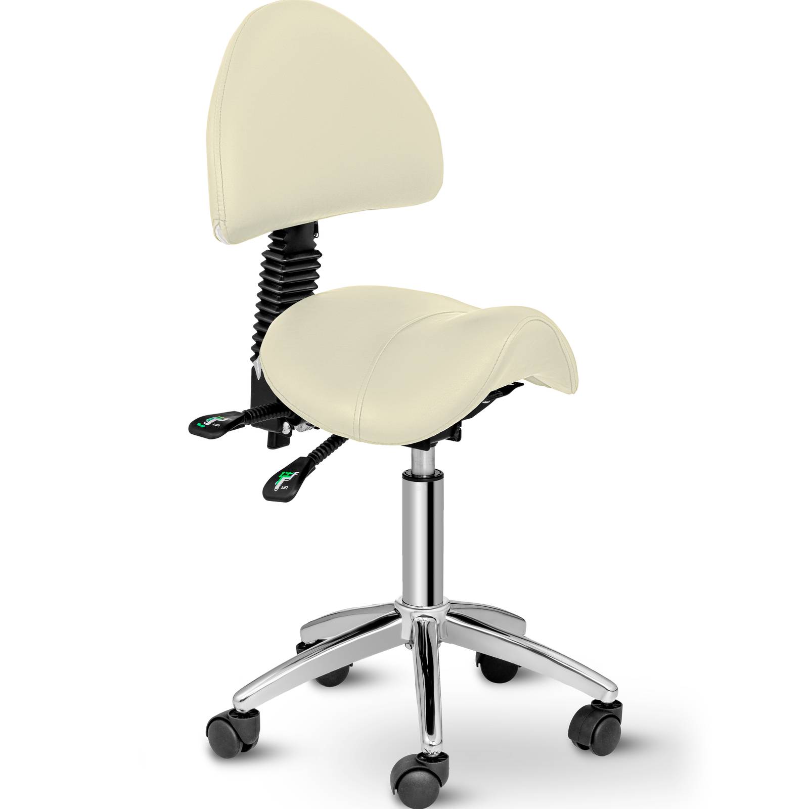 Sgabello A Sella Per Salone Bellezza Parrucchieri Regolabile - Main Image