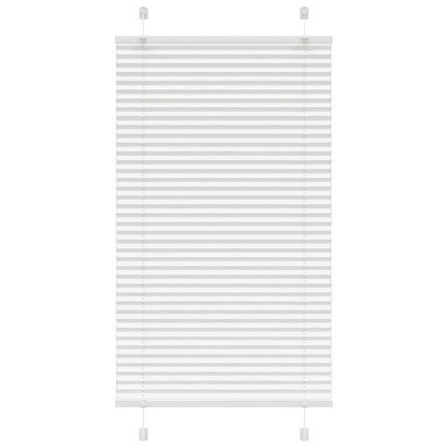 Store plissé blanc 70x150 cm largeur du tissu 69,4 cm polyester vidaXL