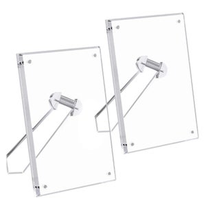 SUPPORTO DISPLAY POSTER Magnetico Cornice Acrilica Trasparente Contemporanea 126151610148