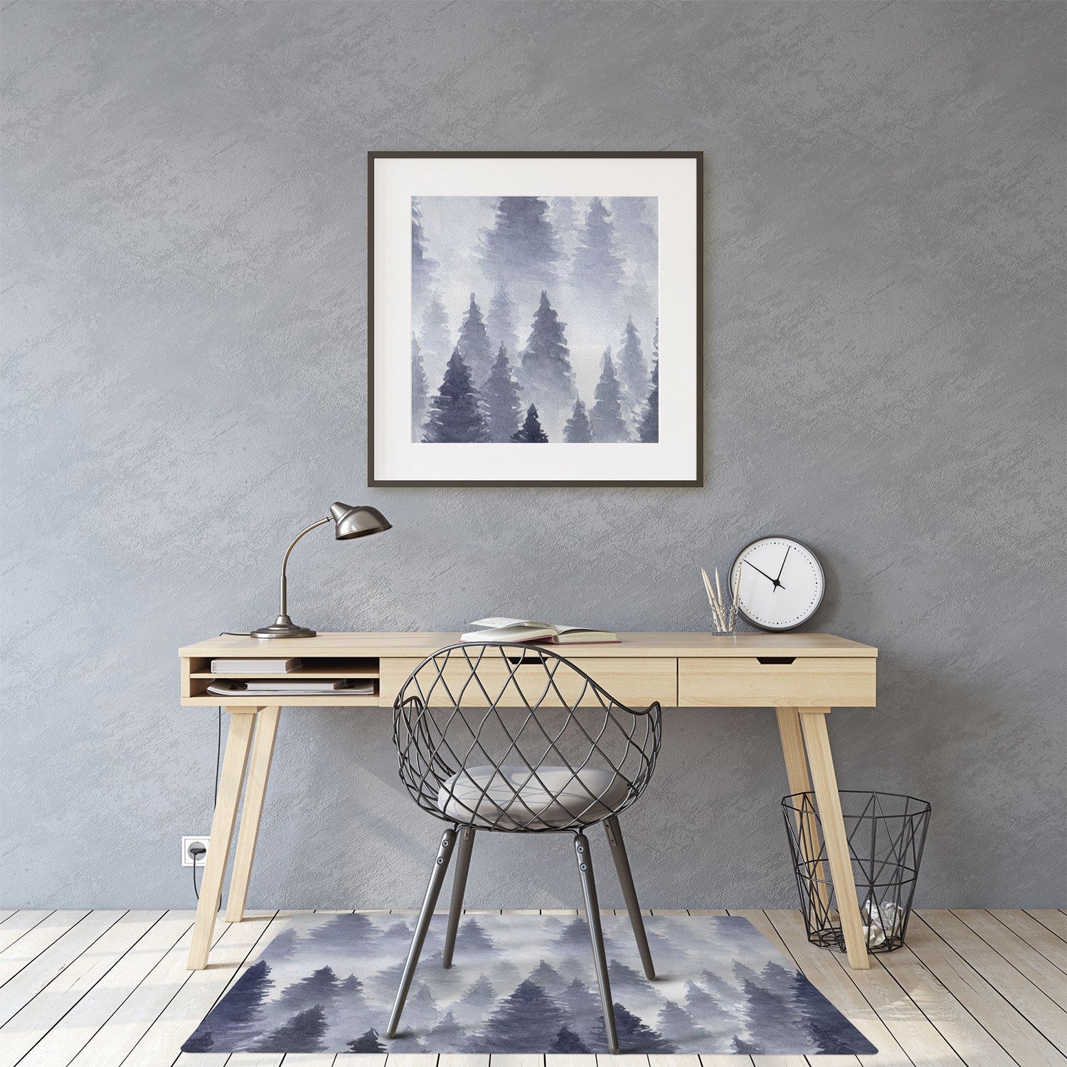 Mata pod krzesło, mata ochronna pod krzesło obrotowe Cukierki 120x90 cm biurowa – Tulup - 3