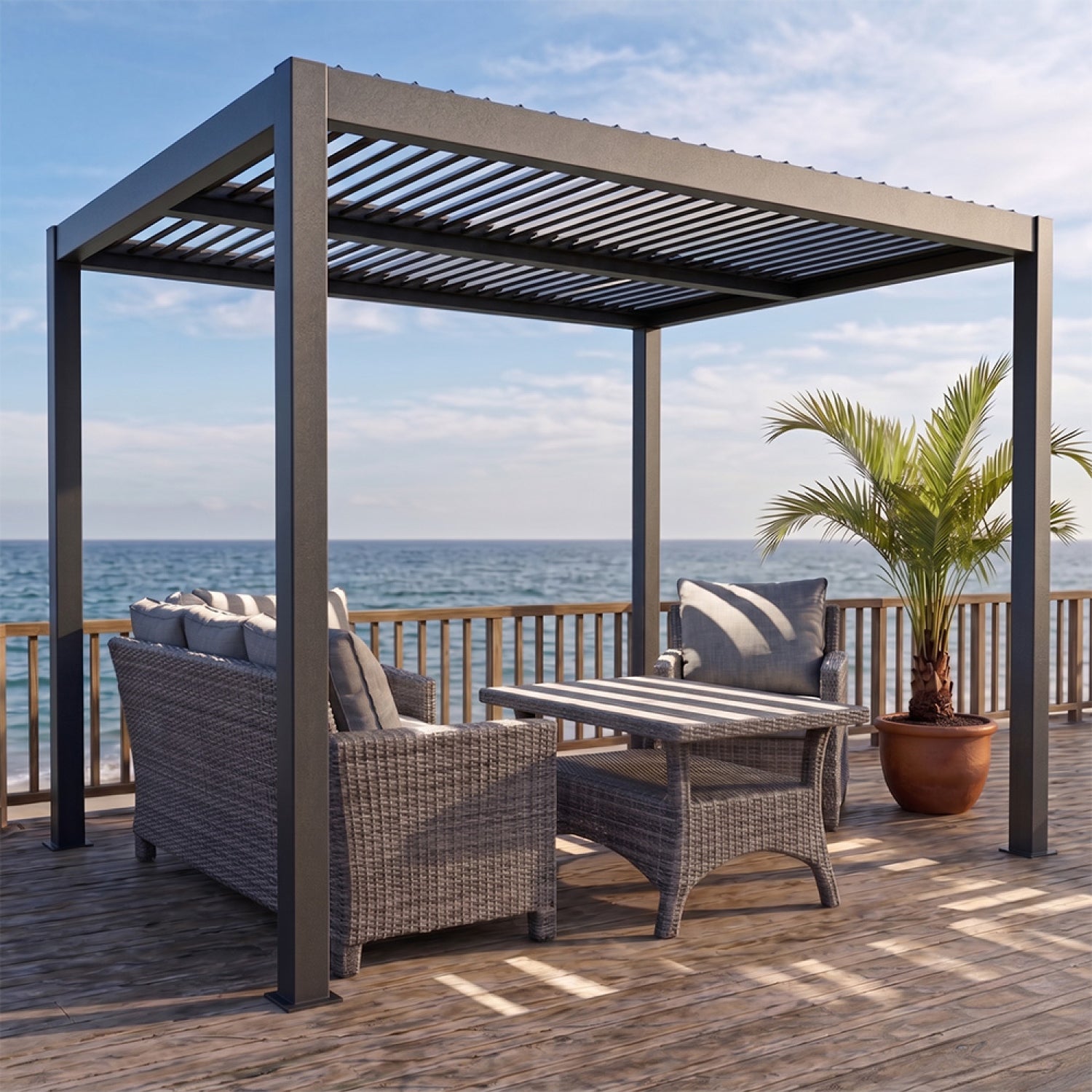 Pergola Lames Orientables En Aluminium