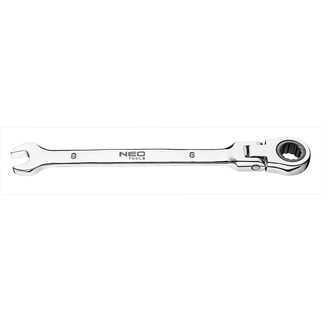 Cheie combinata fixa - inelara cu articulatie si clichet 8 x 135 mm 09-051