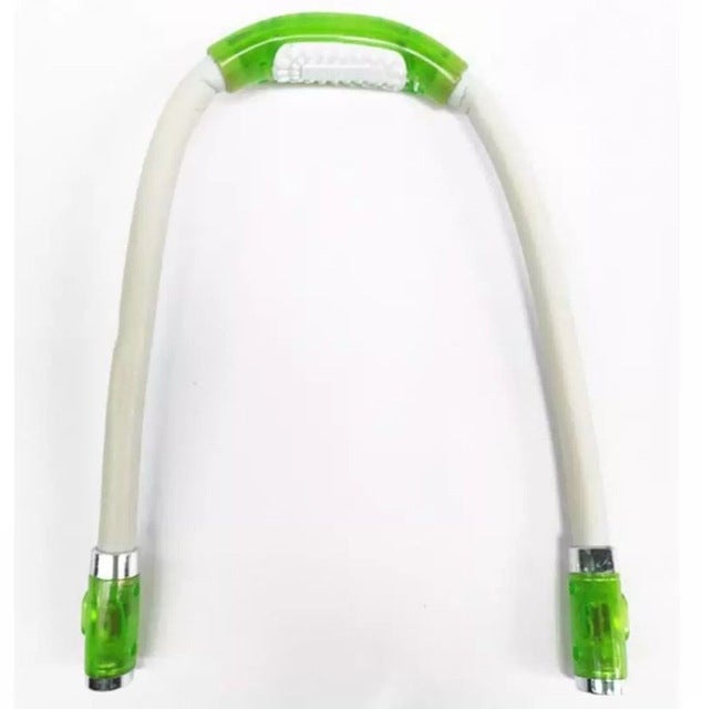 Lampka do czytania LED na szyję – bez użycia rąk – 3 poziomy jasności – elastyczna – idealna do czytania, robienia na drutach i podróżowania – zielona