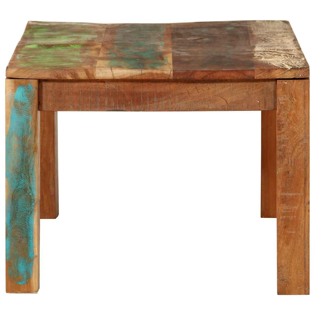 Table basse 110x55x40 cm bois de récupération massif - 7