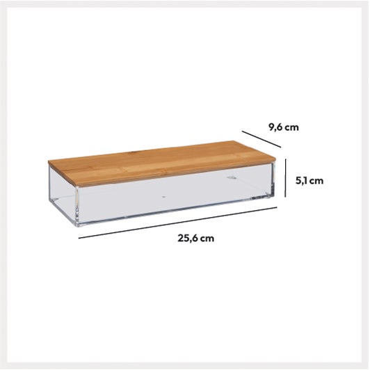 Boîte rectangulaire angulaire 