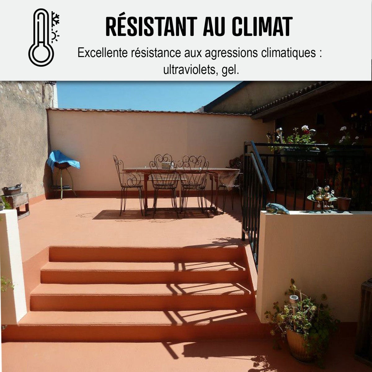 Résine Etanchéité Terrasse Circulable - Peinture Colorée - ARCATERRASSE - 10 L Gris - ARCANE INDUSTRIES - 5