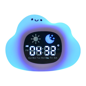 Verve Jelly Sveglia Digitale LED 7 Pollici – Alimentazione USB, 2 Luminosità, Snooze, Caricatore, Per Camera