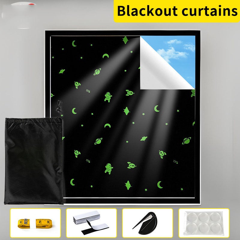 Tenda Oscurante Adesiva Per Camera Da Letto, 300x145 Cm, Temporanea, Senza Fori, Blocca Il 100% Della Luce