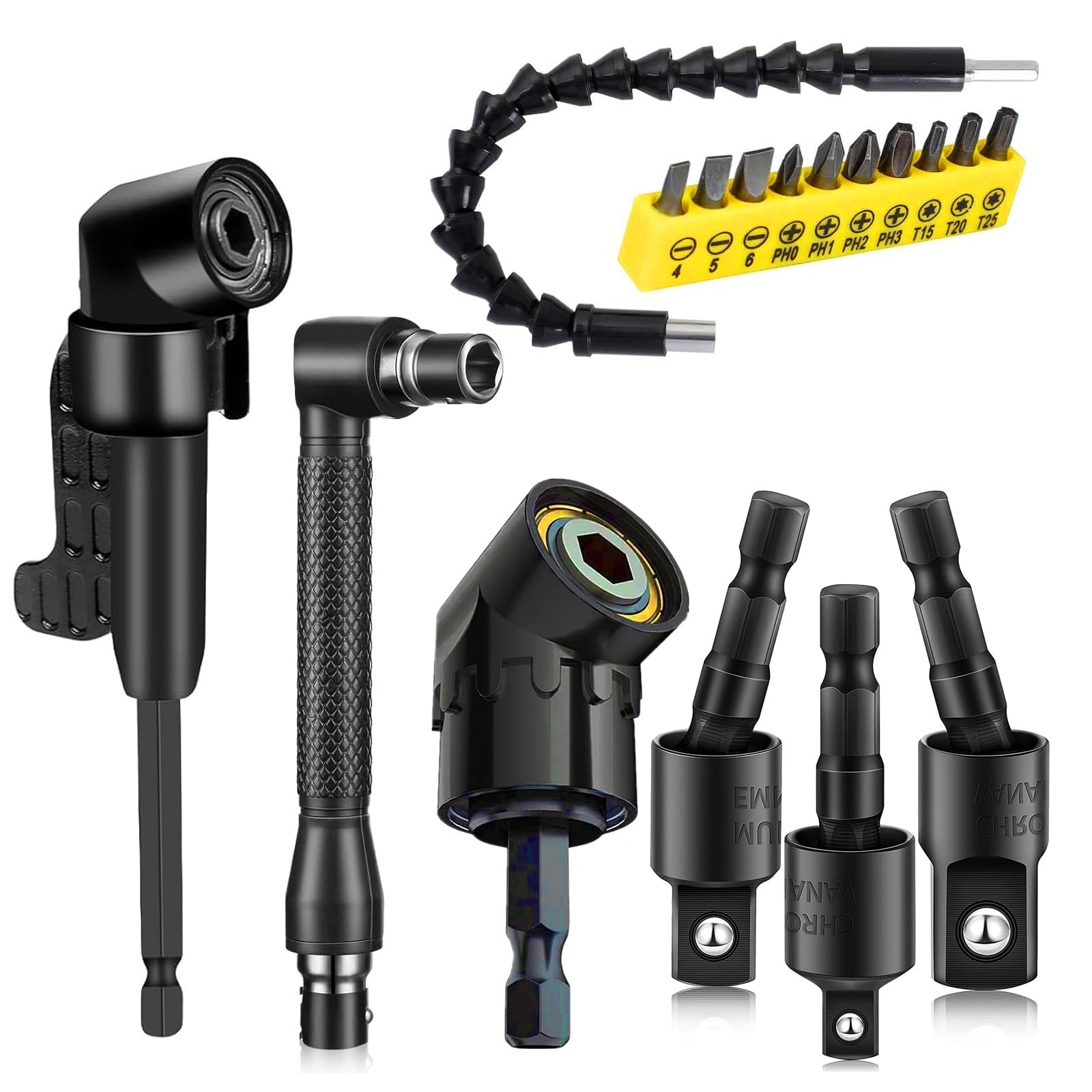 Renvoi d'angle Shockwave™ + 10 embouts | Milwaukee Renvoi d'angle Shockwave™ + 10 embouts | Milwaukee