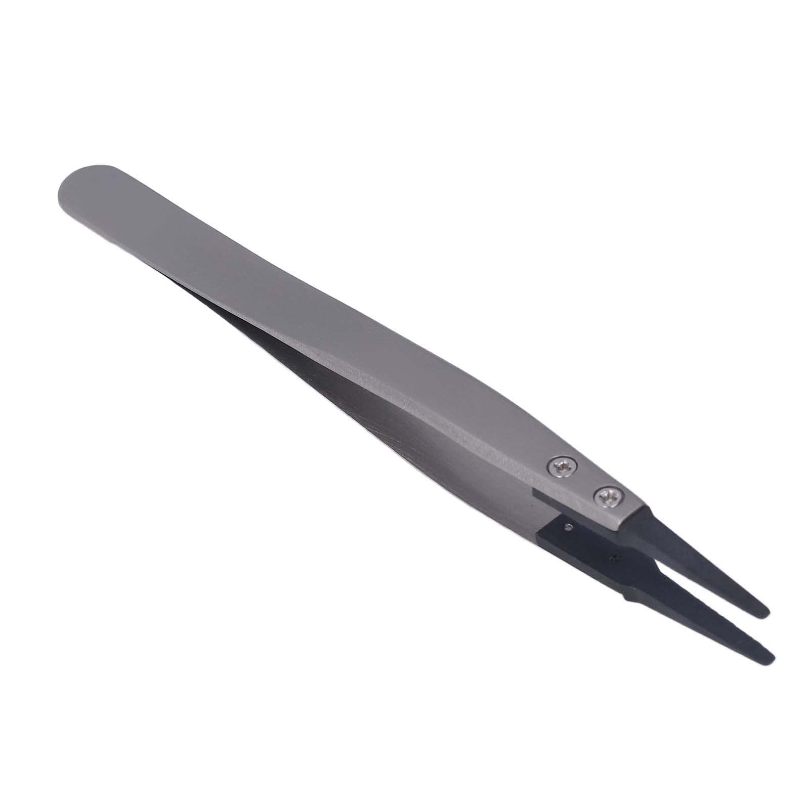Pinces à Épiler Antistatiques ABMRO - 8 Pièces Plastique | Électronique Bijouterie DIY