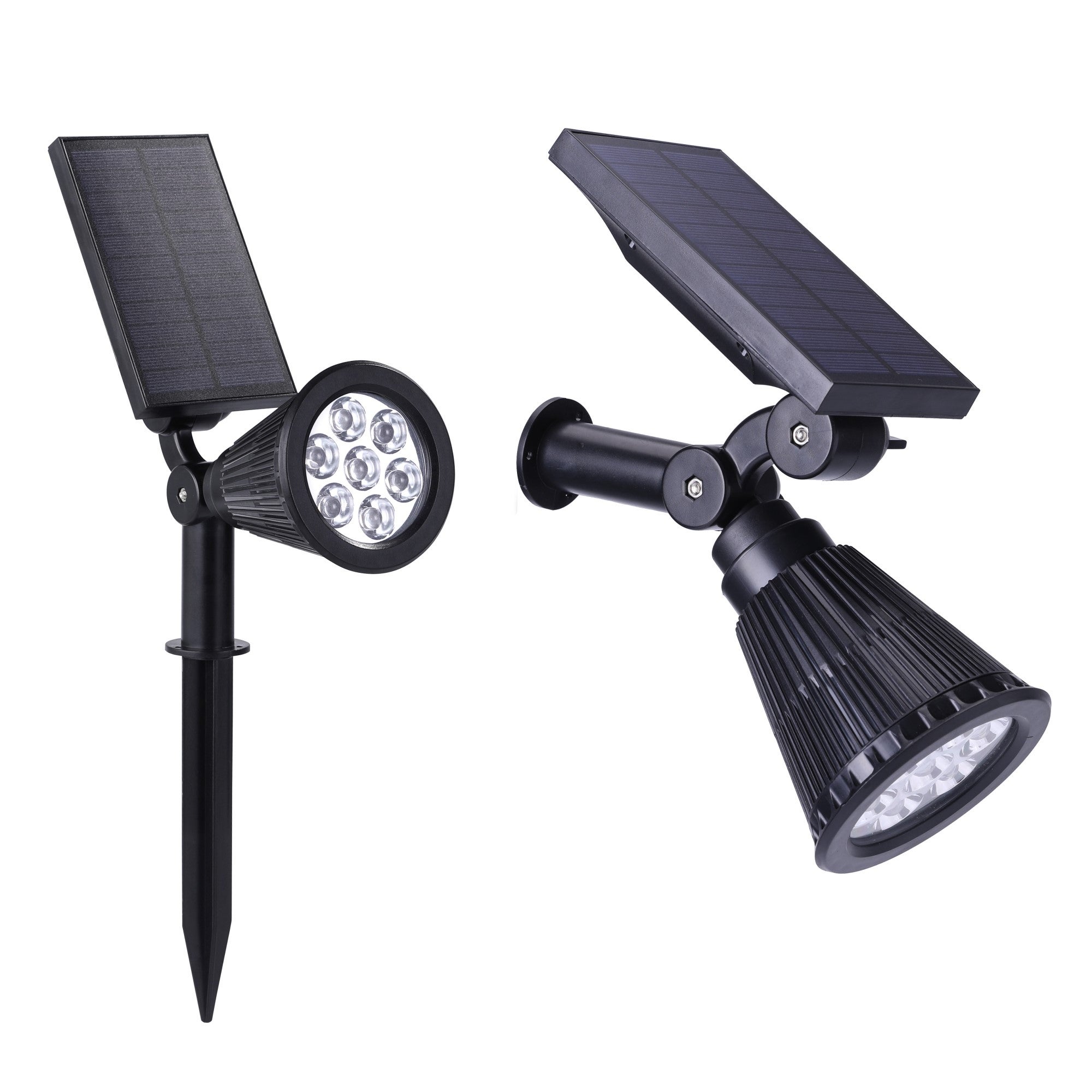 Foco solar exterior LED Iplux® Pro 240 lúmenes - Alta calidad - Duración de combustión 12 horas - 2