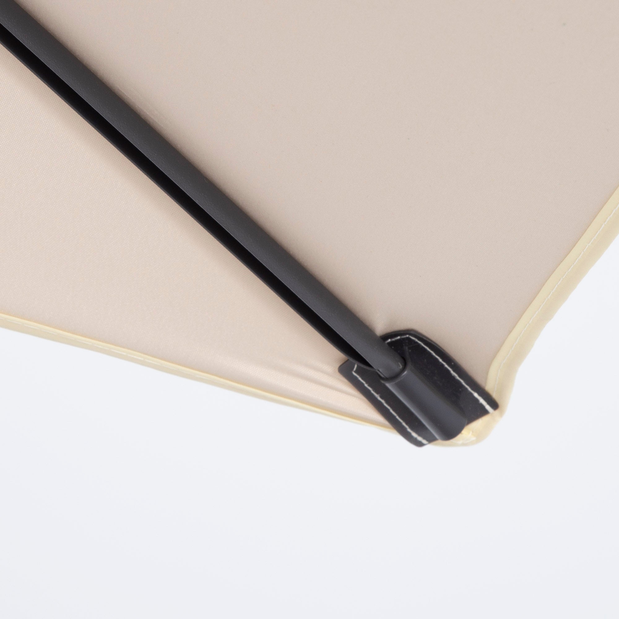 Aktive Parasol jardín rectangular inclinable 200x125 cm crema UV30 - 6