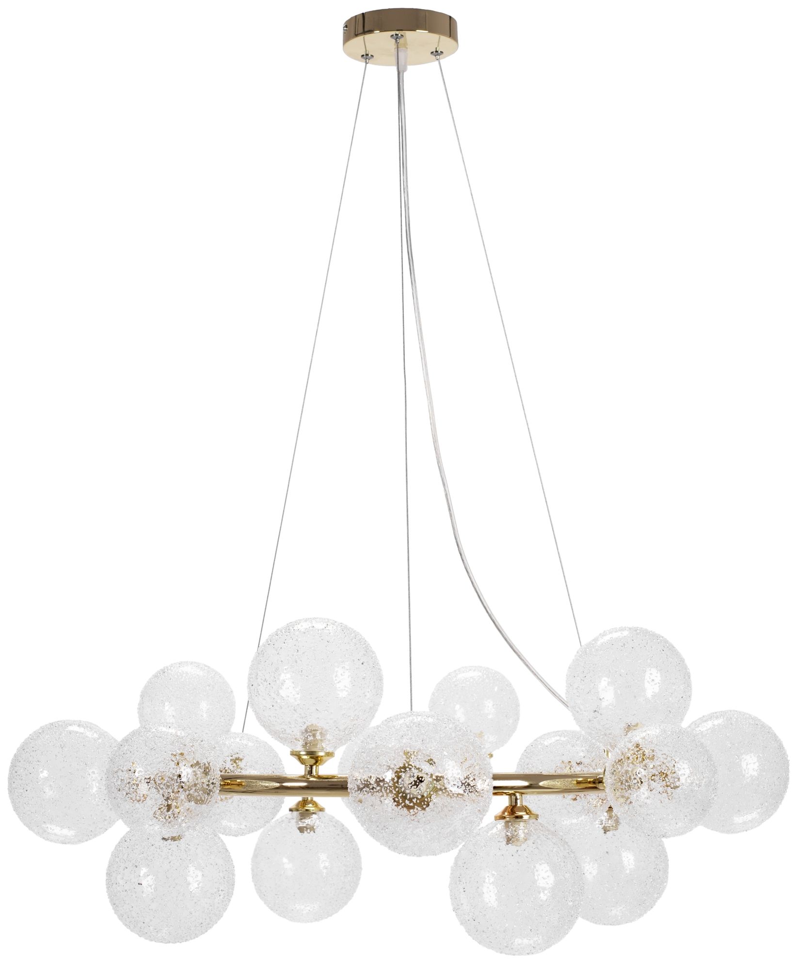 Lampa Sufitowa Wisząca Toolight App907-20Cp Złoty