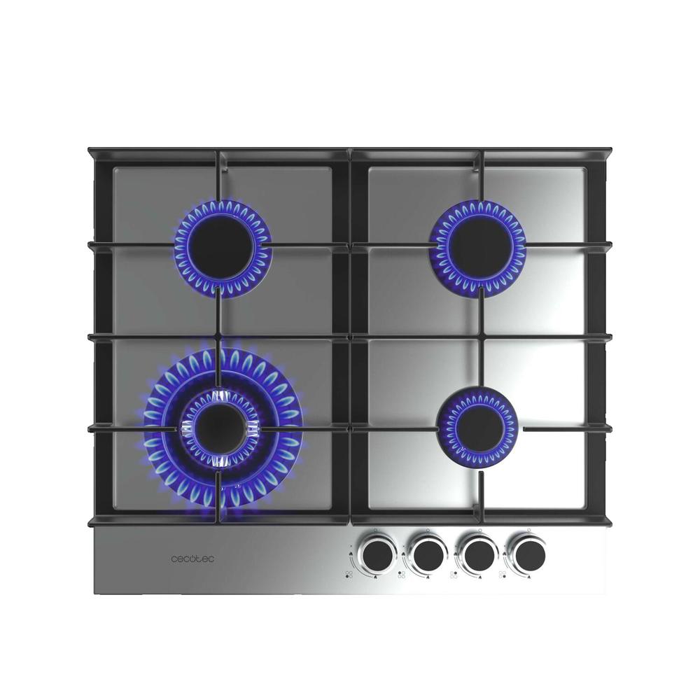 Cecotec Placa De Gas 4 Fuegos Bolero Squad G 4400F Inox , Leroy Merlin