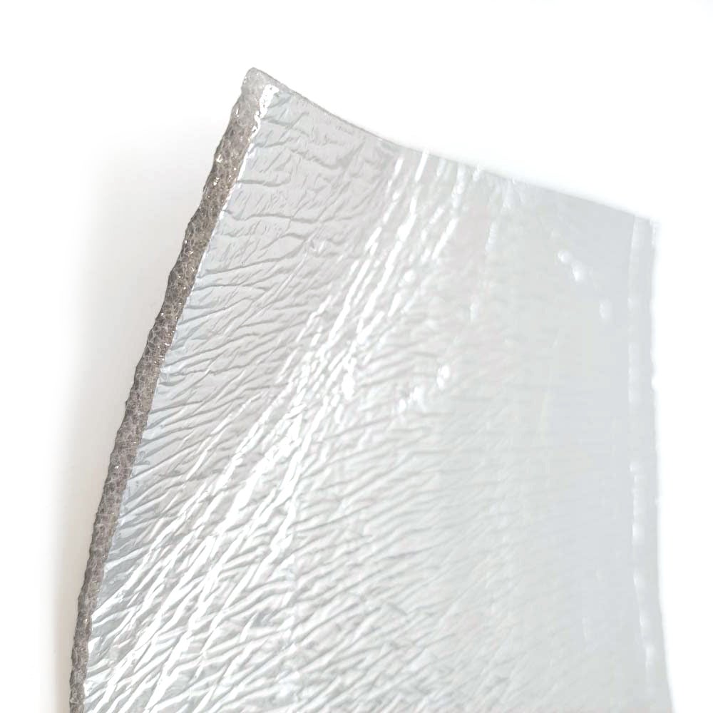 Panneau isolant pour coffres de volets roulants (120 x 40cm) - Fabriqué avec 2 couches 100% aluminium et 1 couche de mousse polyéthylène - 4