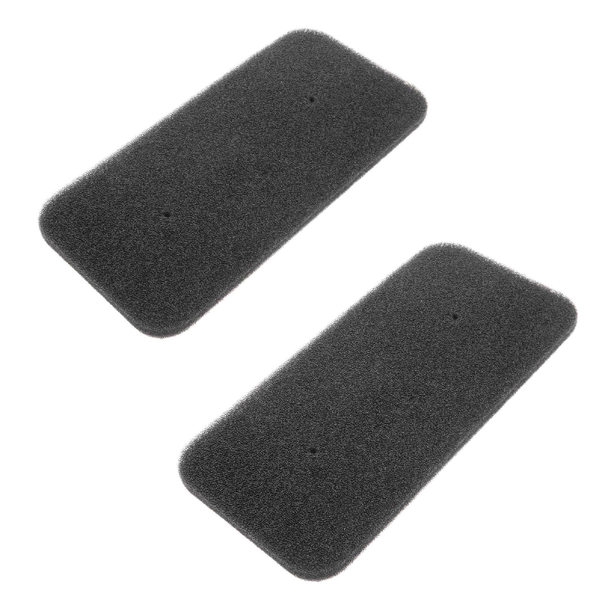 vhbw 2x filtre éponge compatible avec Hoover HADC 9913NA1 31100555, HADC 9913AX 31100505, GDX H9A2DKEX 31100978 sèche-linge - 2