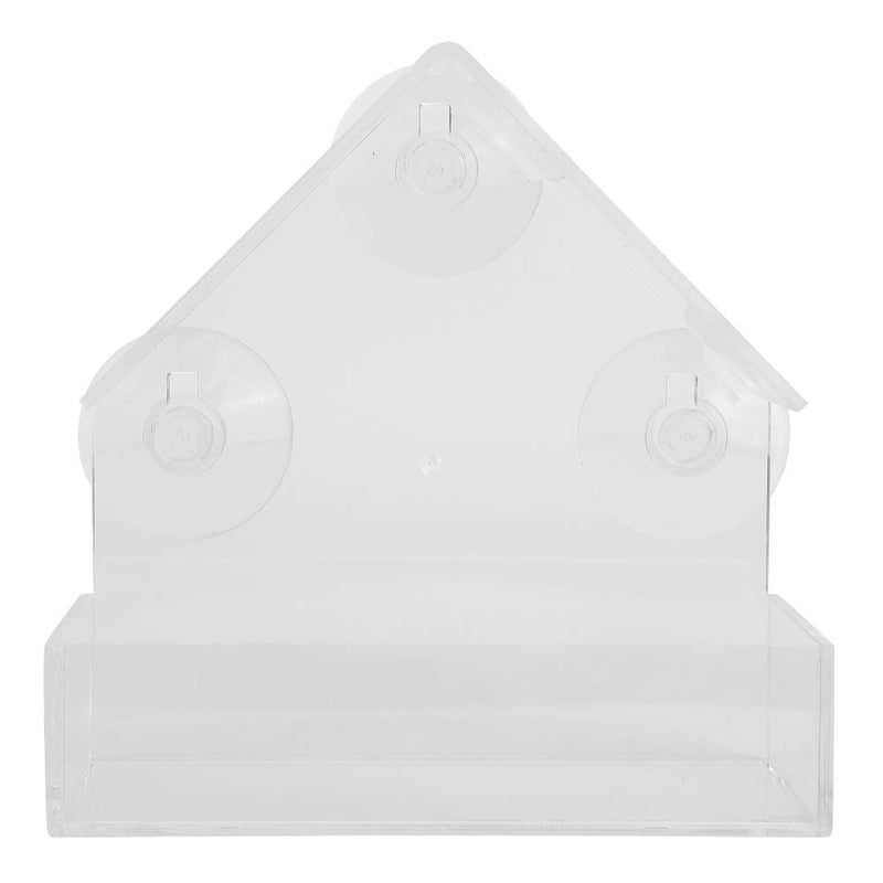 Przezroczysty akrylowy karmnik dla ptaków do zawieszenia Duża przestrzeń do przechowywania Łatwa instalacja Balkon J