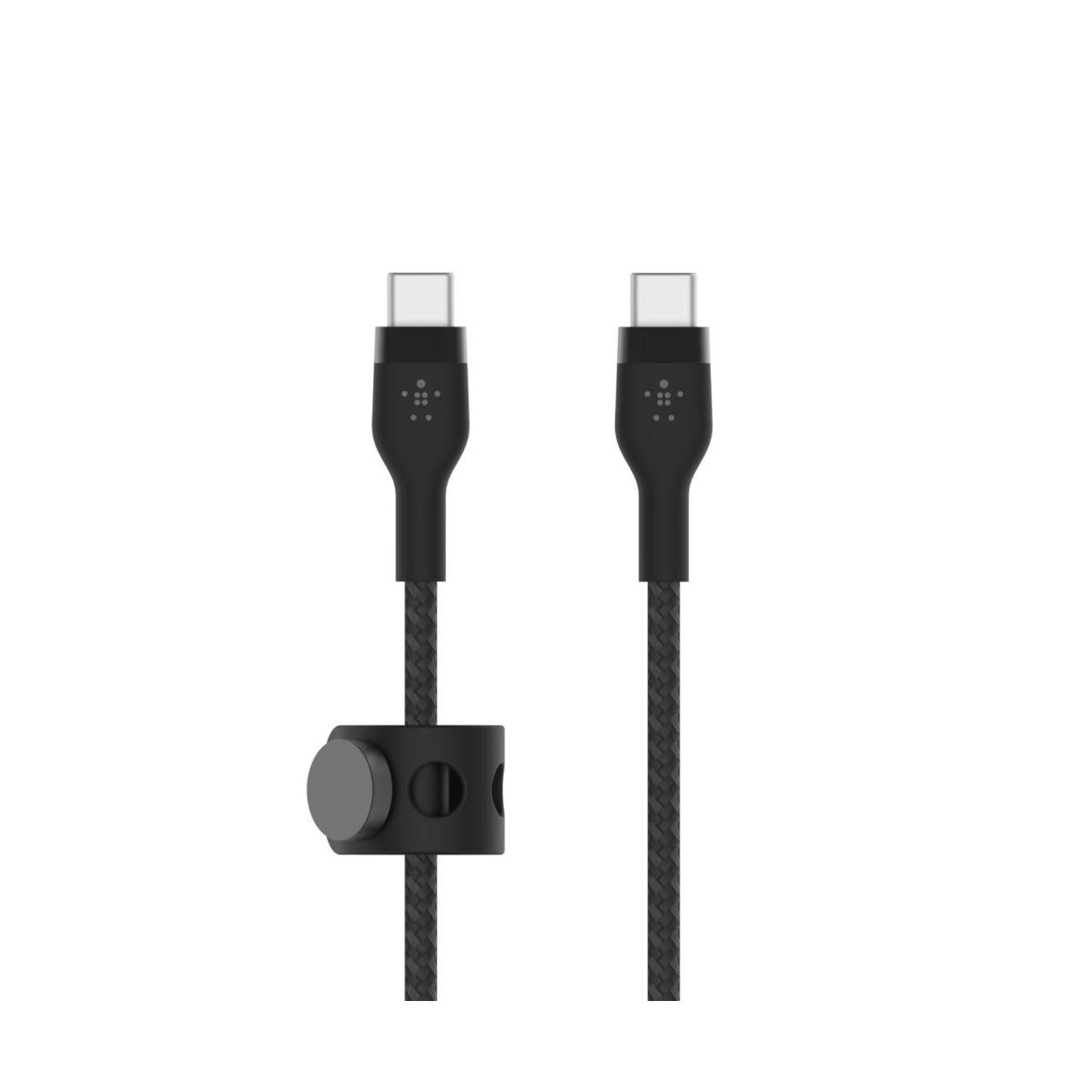 Belkin boost charge pro flex c ble usb usb 2 0 2 m usb c noir leroy