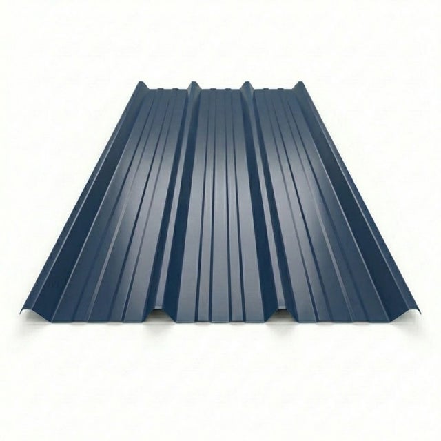 Bac acier laqué 1045 50/100 - Coloris - Bleu ardoise 5008, Largeur - 105 cm, Longueur - 250 cm