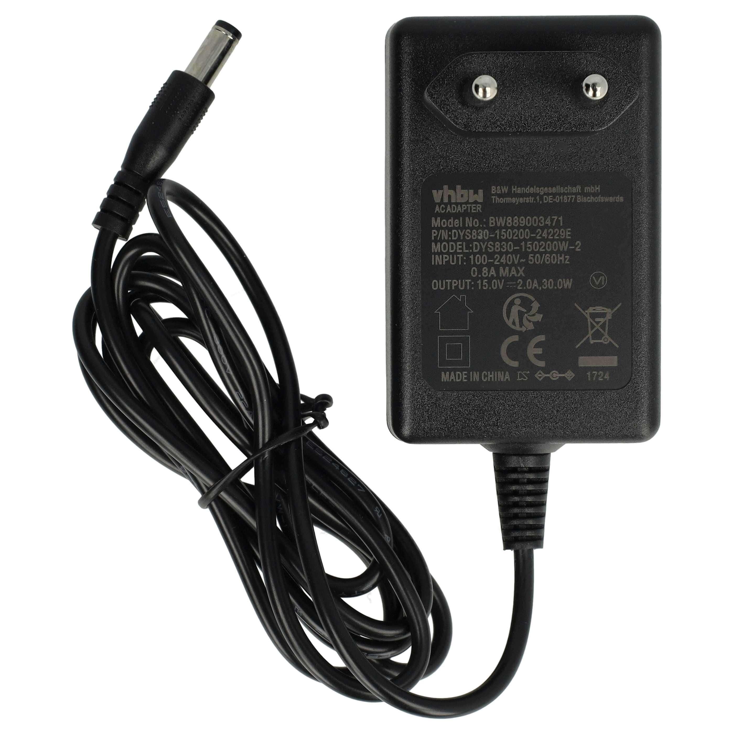 vhbw alimentatore compatibile con Telekom 1045, 300IP, Eumex 300 IP, T-Sinus 154 router, modem, hard disk - 115 cm vhbw alimentatore compatibile con Telekom 1045, 300IP, Eumex 300 IP, T-Sinus 154 router, modem, hard disk - 115 cm