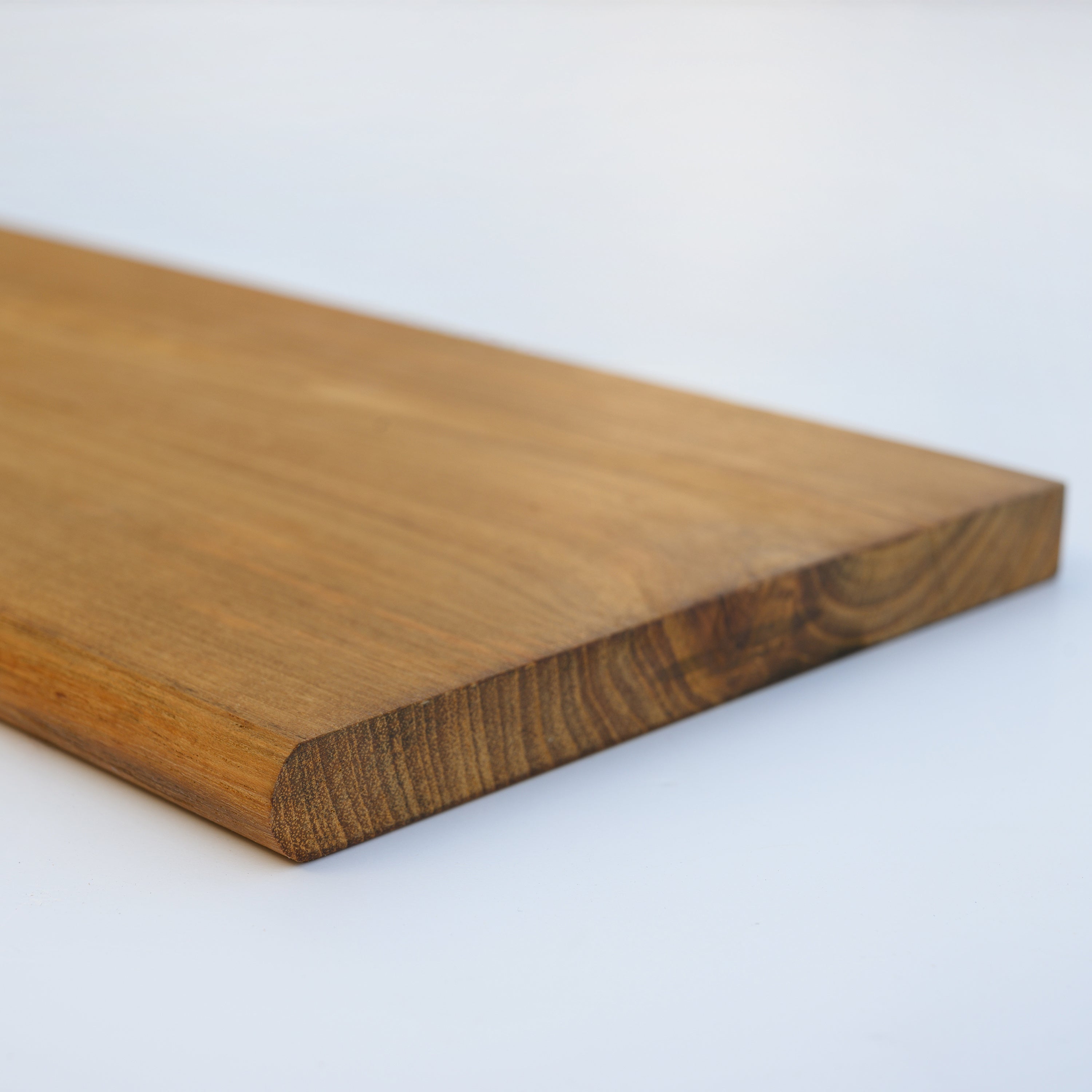 Etagère Murale en Bois Teck Huilé Rectangle - Fixation Inclus - 18x180x900mm - Etagère de Bureau, Cuisine, Salon - 6