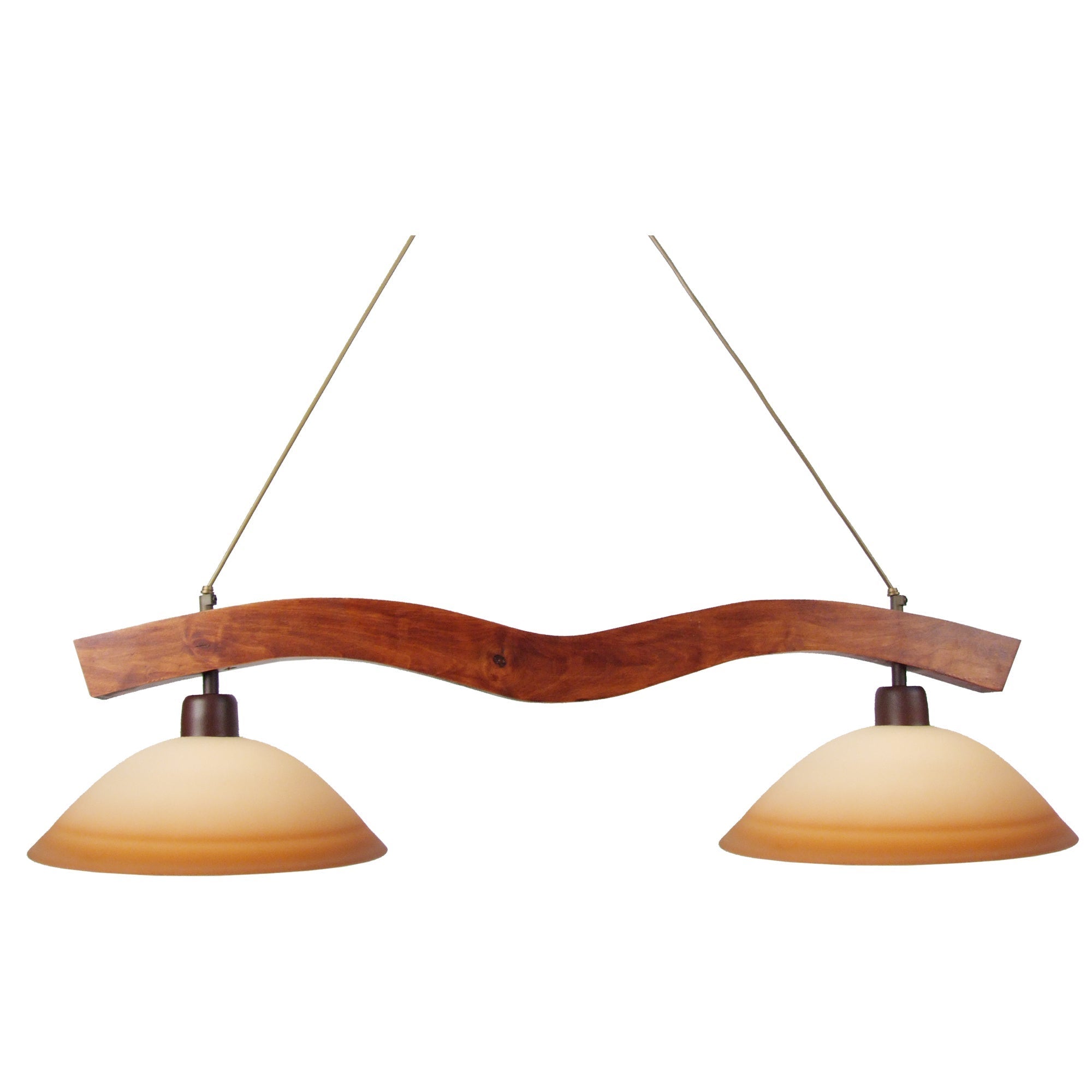 Plafón de línea tosel ,madera,nogal, a 83xd54xp54cm
