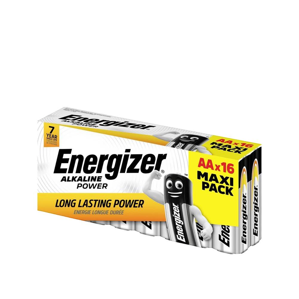 Bateria Alkaliczna Energizer LR6 1,5 V antywyciekowa opakowanie 16 szt.