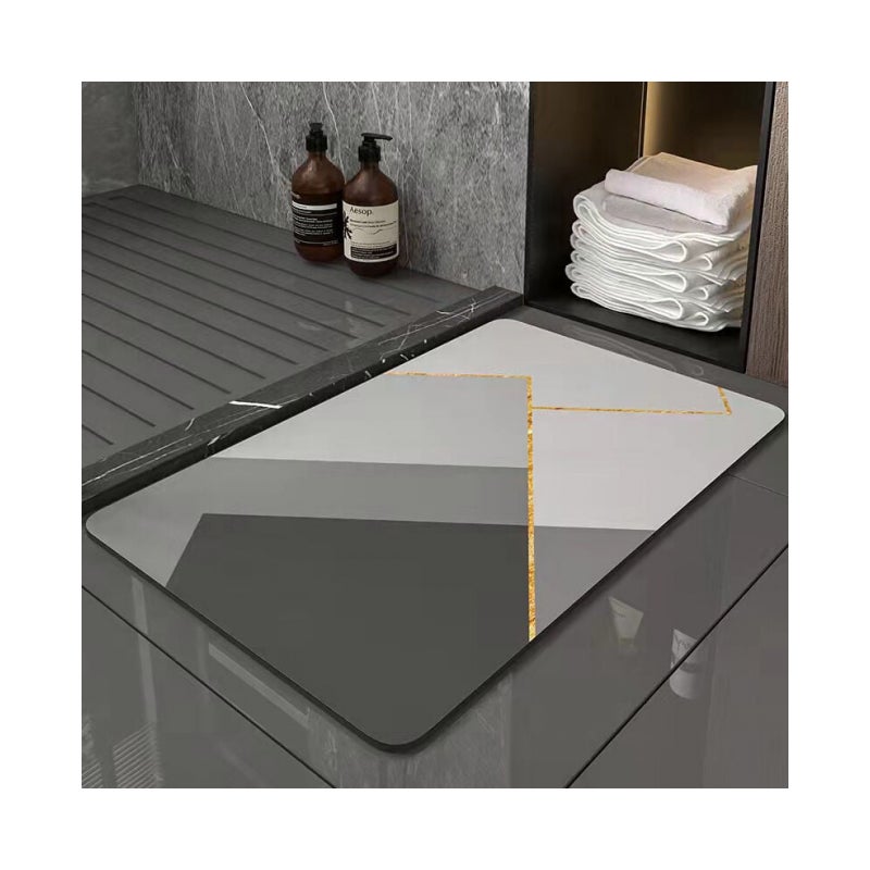 Wycieraczka antypoślizgowa - chłonna i trwała - mikrofibra - 1 sztuka - 40 x 60 cm - szara