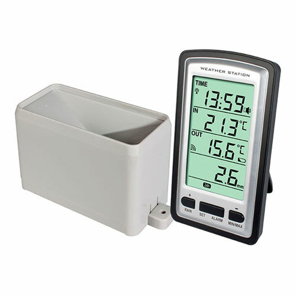 Estación Meteorológica Inalámbrica Alecto WS-1700 - Sensor Exterior, Pronóstico Animado, Temperatura/Humedad