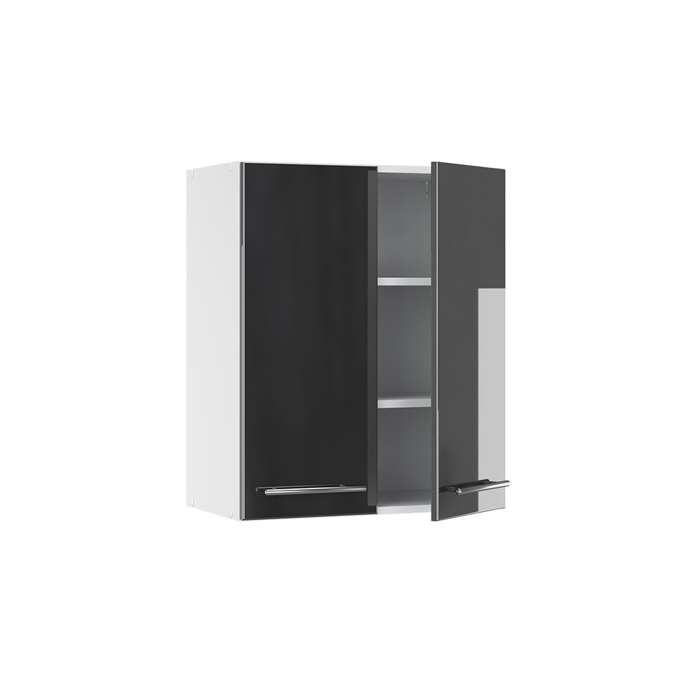 Vicco Elément haut de cuisine Fame-Line, Anthracite Haute brillance, 60cm - 4