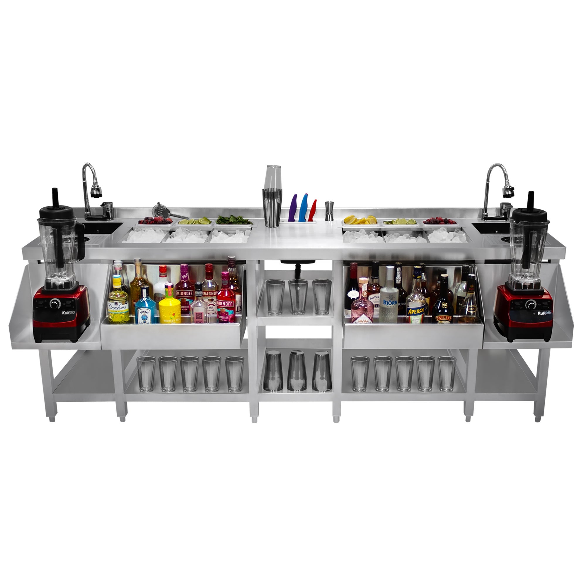 Shaker Da Cocktail In Acciaio Inox A Doppia Parete – Professionali Per Bar E Casa - 5