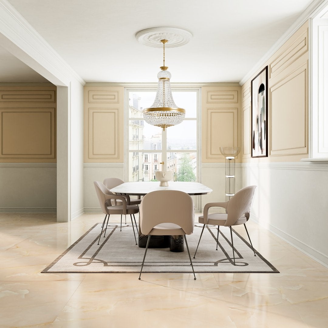 Charme Beige - Marmo Onice Lucido - Piastrelle 60x120 cm 10 mm - MAO 5001 60x120 GLOSSY 10 mm - 3