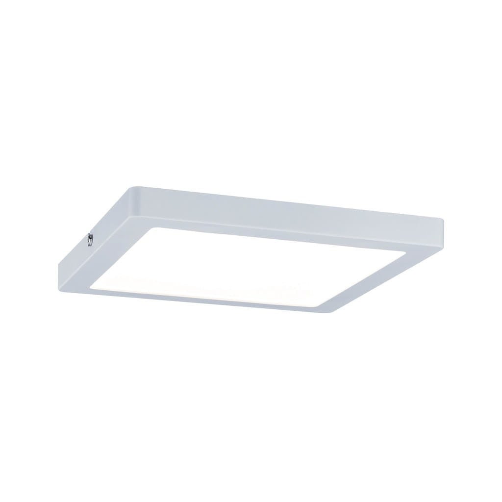 Plafon kwadratowy ATRIA LED 20W Ciepła biel 1150lm biały wym: 2 x 22 x 22 cm IP20 Paulmann