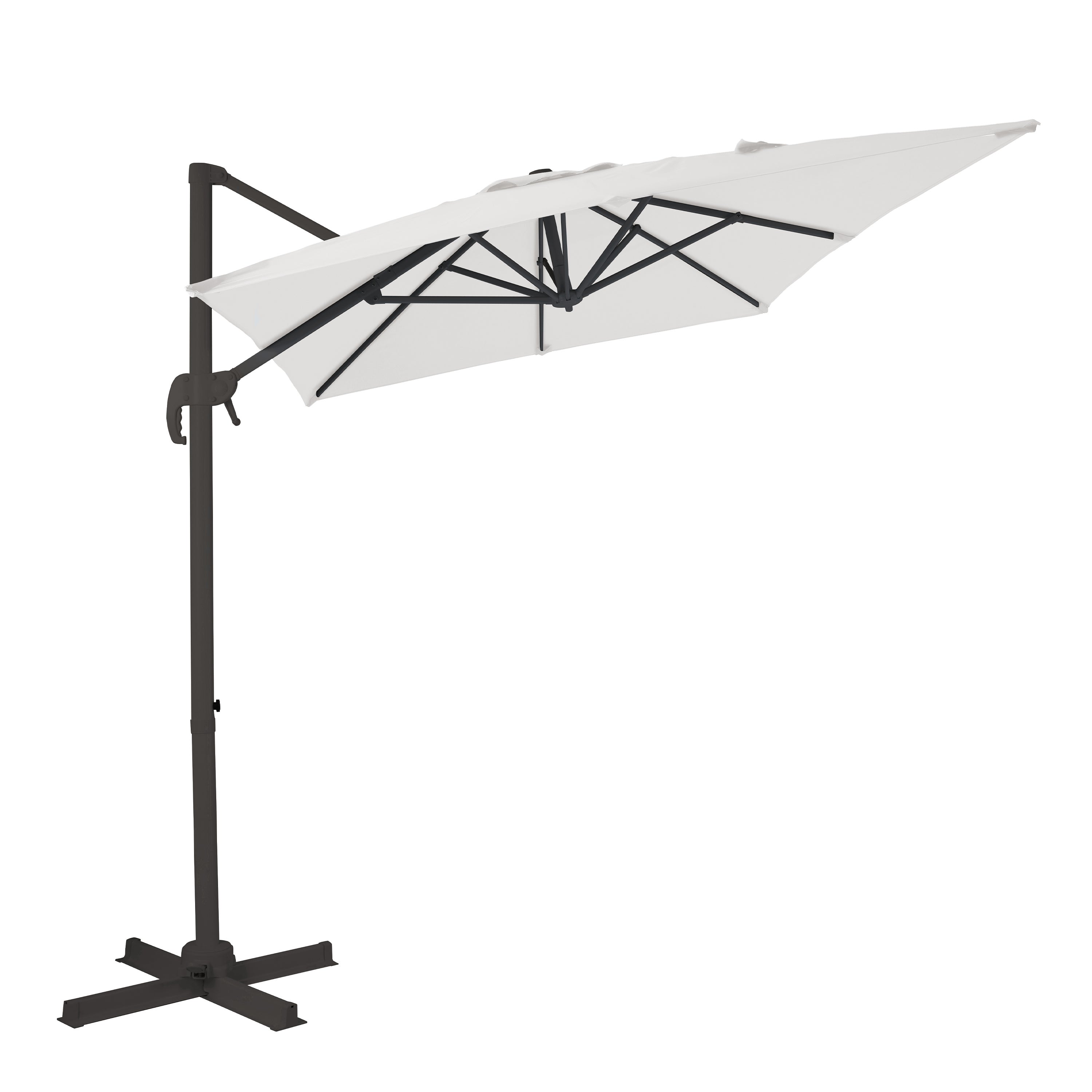 Set Di 2 Anelli Per Foro Ombrellone Da Tavolo – Diametro Esterno 6,5 Cm, Interno 4,2 Cm, In PP, Con Coperchio, Per Esterni - 3