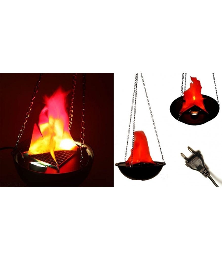 Luci LED A Fiamma Decorativa - Effetto Fuoco Falso, Per Party E Atmosfera - Foto 3