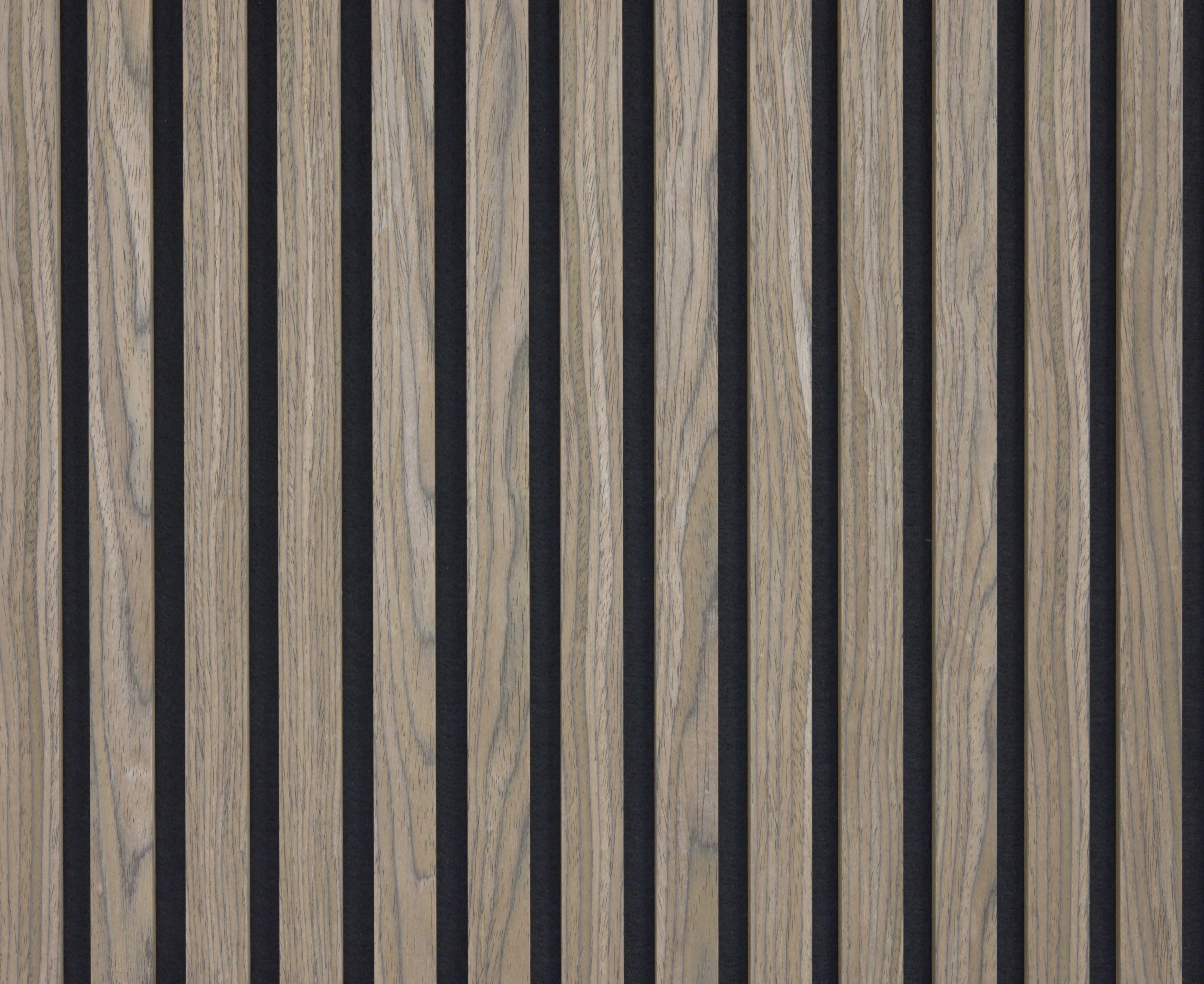 Lot de 2 - 240 x 60 cm - Panneau Tasseaux - Noyer - Feutrine Noir - Qualité Premium - ep 21mm - 3
