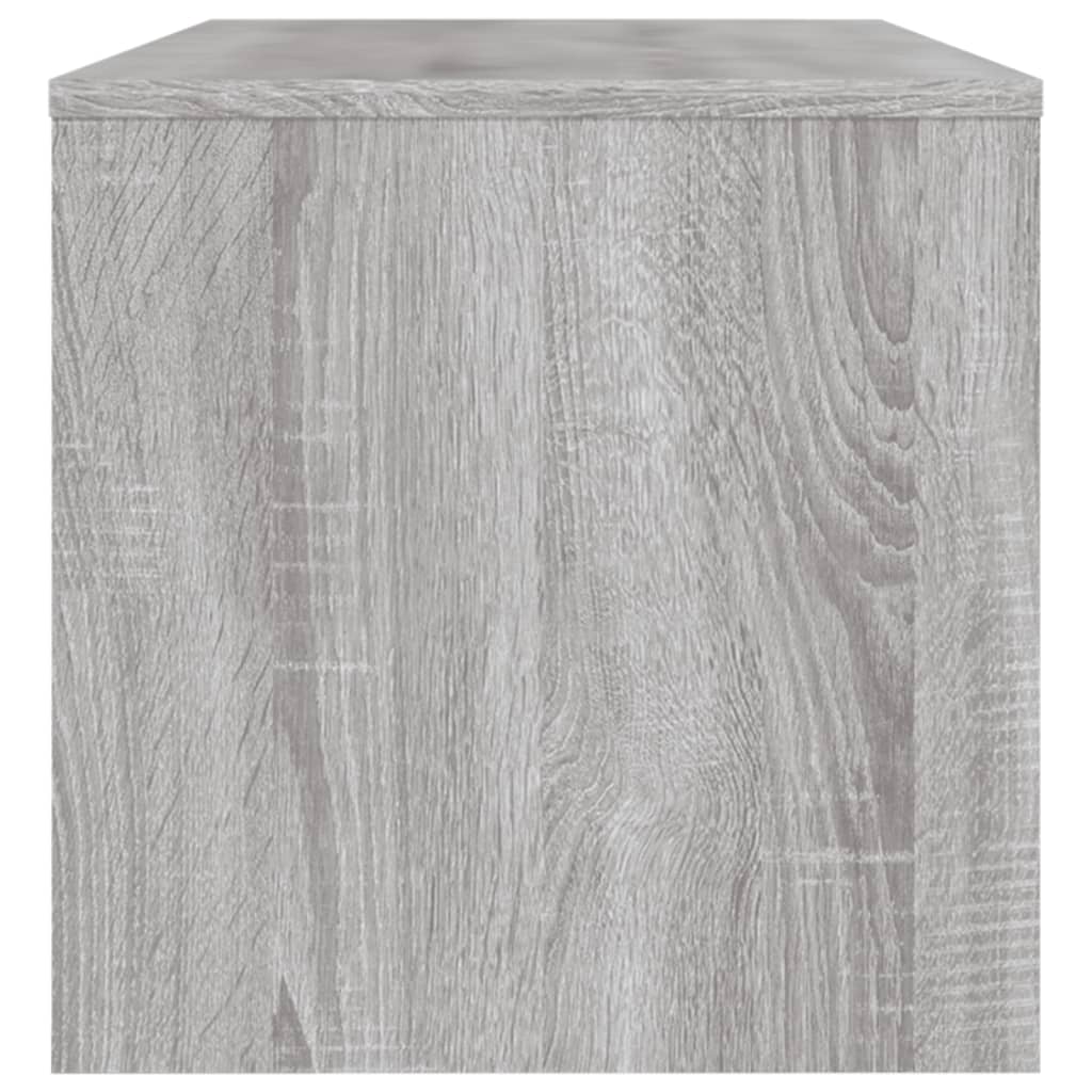 Meuble TV sonoma gris 120x34x37 cm bois d'ingénierie - 5