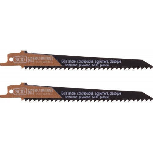 Lot De 10 Lames De Scie Sabre Supertool R1021L 240 Mm De Long En Acier