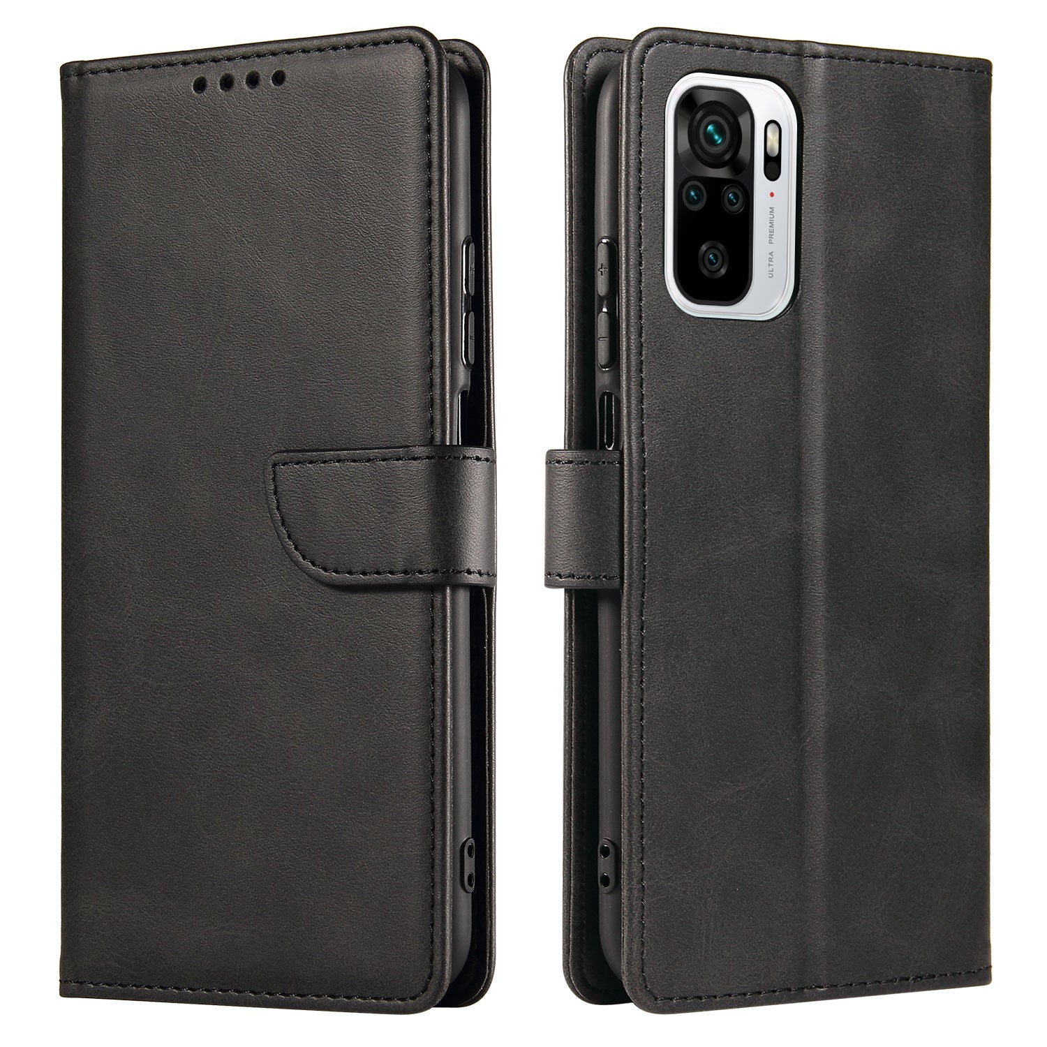 Coque Xiaomi Redmi Note 12 Pro, Étui à Rabat avec Ranges Cartes