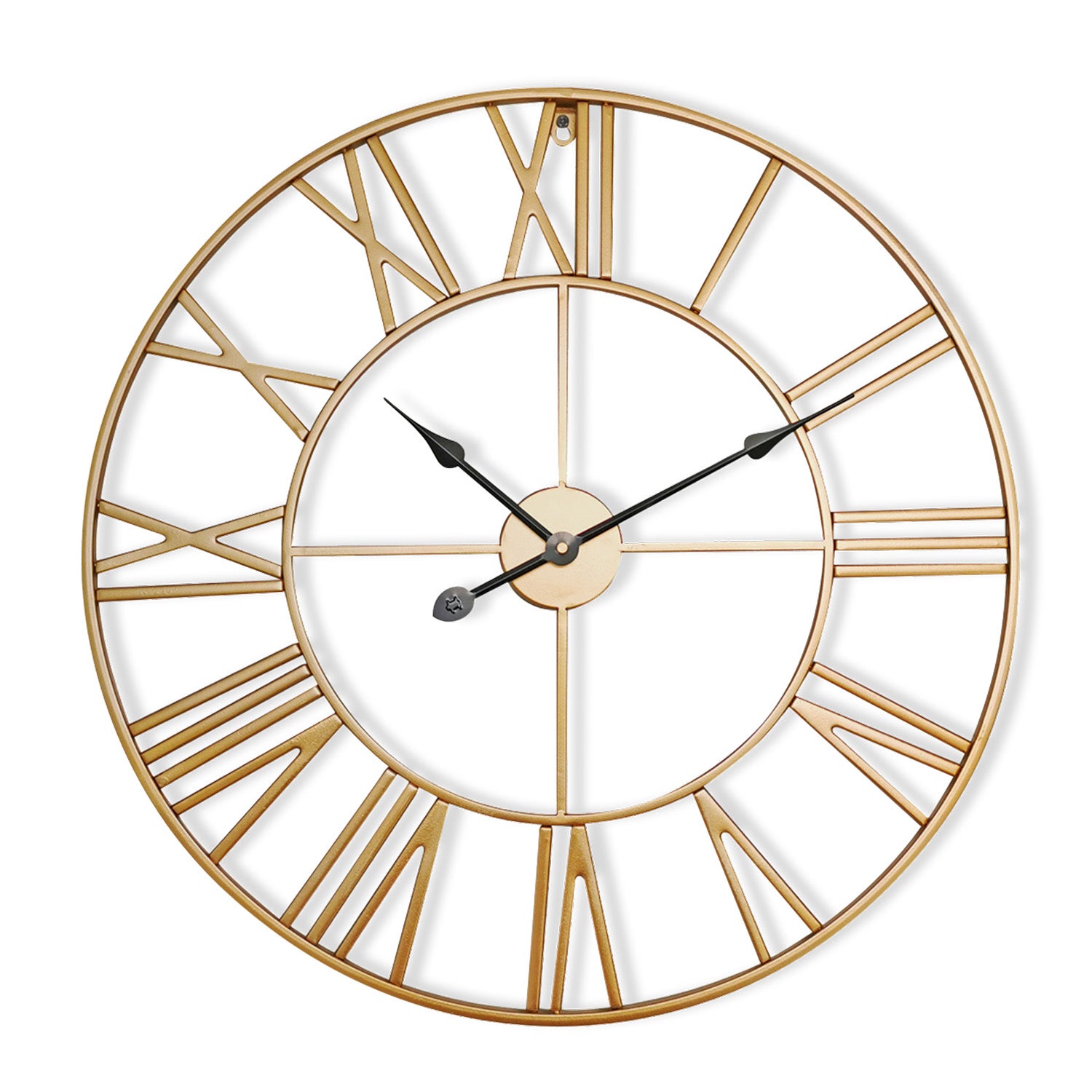 Horloge Murale Seiko Ronde Cadran Blanc Contour Noir QXA640KN | L'Horloger De Vern