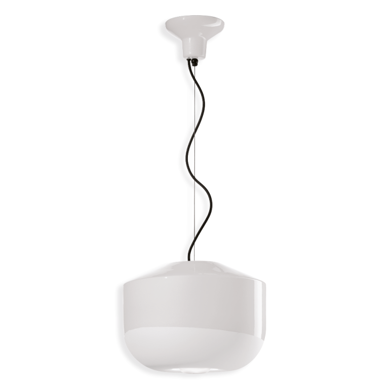 Deco' bellota c2541, lámpara colgante de cerámica, ferroluce